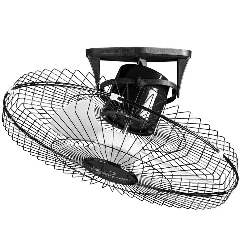 02 ventilador de teto venti delta 360 oscilante 60cm bivolt preto