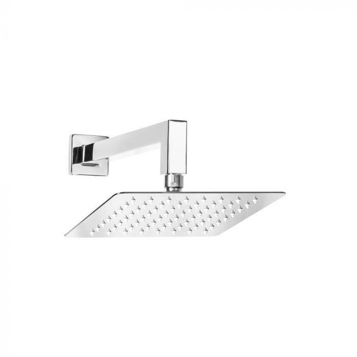 07 ducha chuveiro flvx hidro 20x20 slim de parede inox