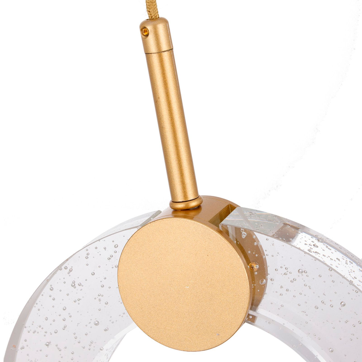 03 pendente led akya 11w 300k ouro fosco
