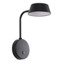 arandela nordecor zavi 2546 7w led preto bivolt 1