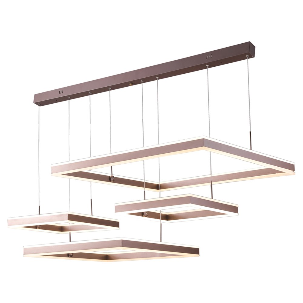 lustre pendente nitrolux squares 004c cobre led 1